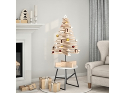 Vidaxl Árvore De Natal Decorativa 100 Cm Madeira De Pinho Maciça