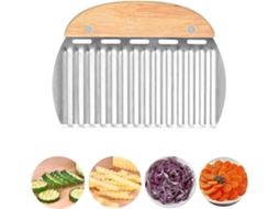 Cortador De Batatas Ondulado De Aço Inoxidável, Lâmina Ondulada Para Batatas, Batatas Fritas E Frutas, Lâmina Para Vegetais. Everley891