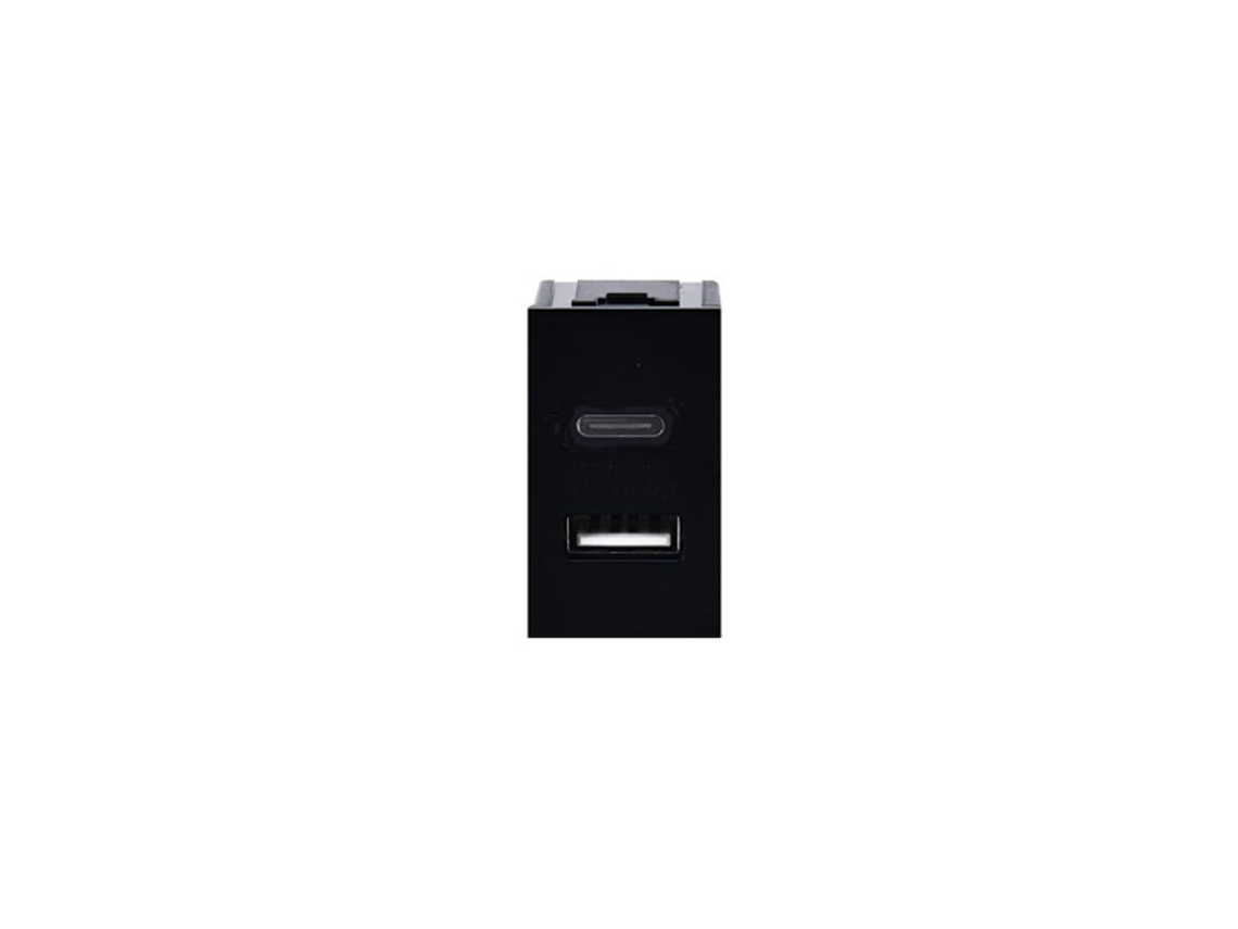 Módulo Carregador De Porta Dupla Usb + Tipo-c, Painel Carregamento