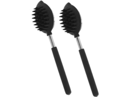 Conjunto De Escova Esfoliante Corporal Masculina Com Cabo Silicone