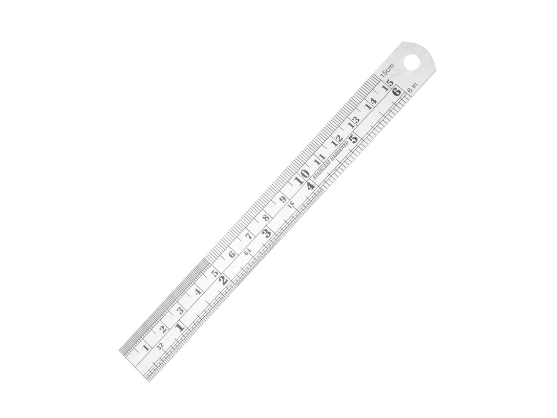 Conjunto De 4 Réguas Luxshiny Em Aço Inoxidável Com Escala Dupla, Design Portátil E Durável, Ideal Para Arquitetos E Uso