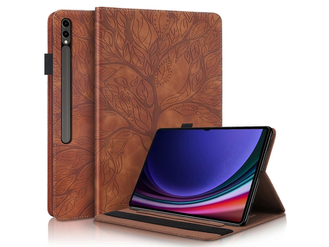 Capa de couro com flip horizontal da série Life Tree da Webake para tablet