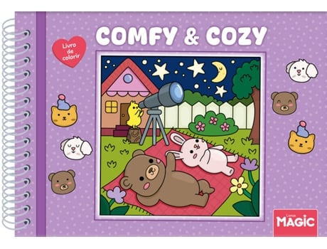 Livro Comfy E Cozy - Livro De Colorir De Magic Kids (português Do Brasil)