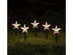 Luzes Solares de Jardim À Prova D'Água Estacas Luzes Movidas a Energia Solar para Decoração de Festas de Natal
