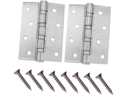 Conjunto De 2 Dobradiças Para Portas Armário Em Aço Inoxidável