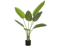 Planta Interna Artificial 109 Cm, Árvore Artificial com Vaso Plástico e Substrato Flocado, Verde