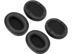 Almofadas de Substituição para Fones de Ouvido de Alta Densidade com Revestimento em Couro Pu. SFUSHOS (2 Pares)