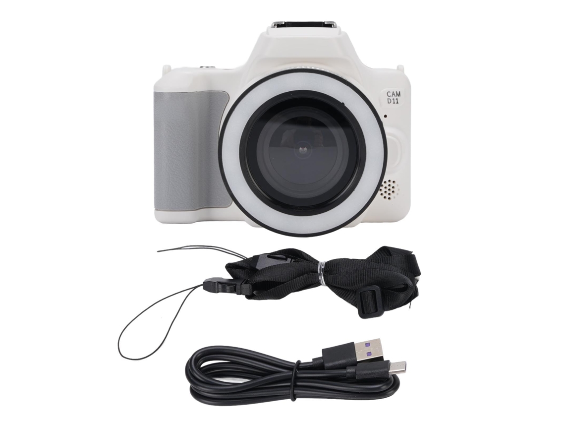 2026 câmera Digital 48mp com Lente Dupla, Zoom 16x e Tela de 2 Polegadas, 2k