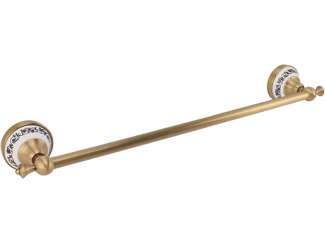 Suporte De Toalha Parede Em Cobre Com Parafusos, Suporte Único Para Toalha De Mão Porta Armário Estilo Antigo