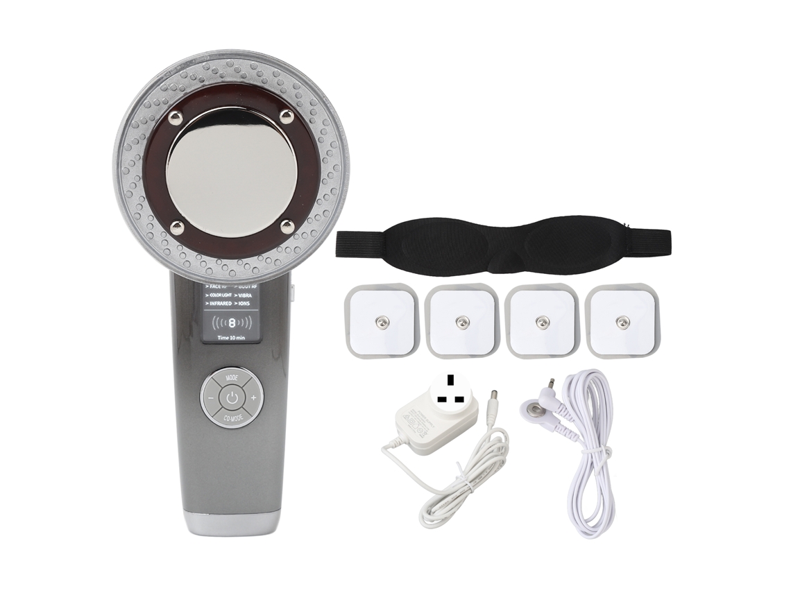 Máquina De Belleza Facial Led 8 En 1 Con Plug Uk Para Regeneración De Colágeno Y Limpieza Profunda