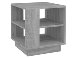 Coffee Table, Coffee Tables Vidaxl Cinzeto Madeira Processada (40 X 40 X 43 Cm)