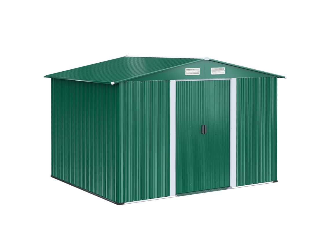 Casinha de Jardim VERIDIA CUOM de Aço com 3,51 M² de Altura (209 X 177 X 236 Cm)