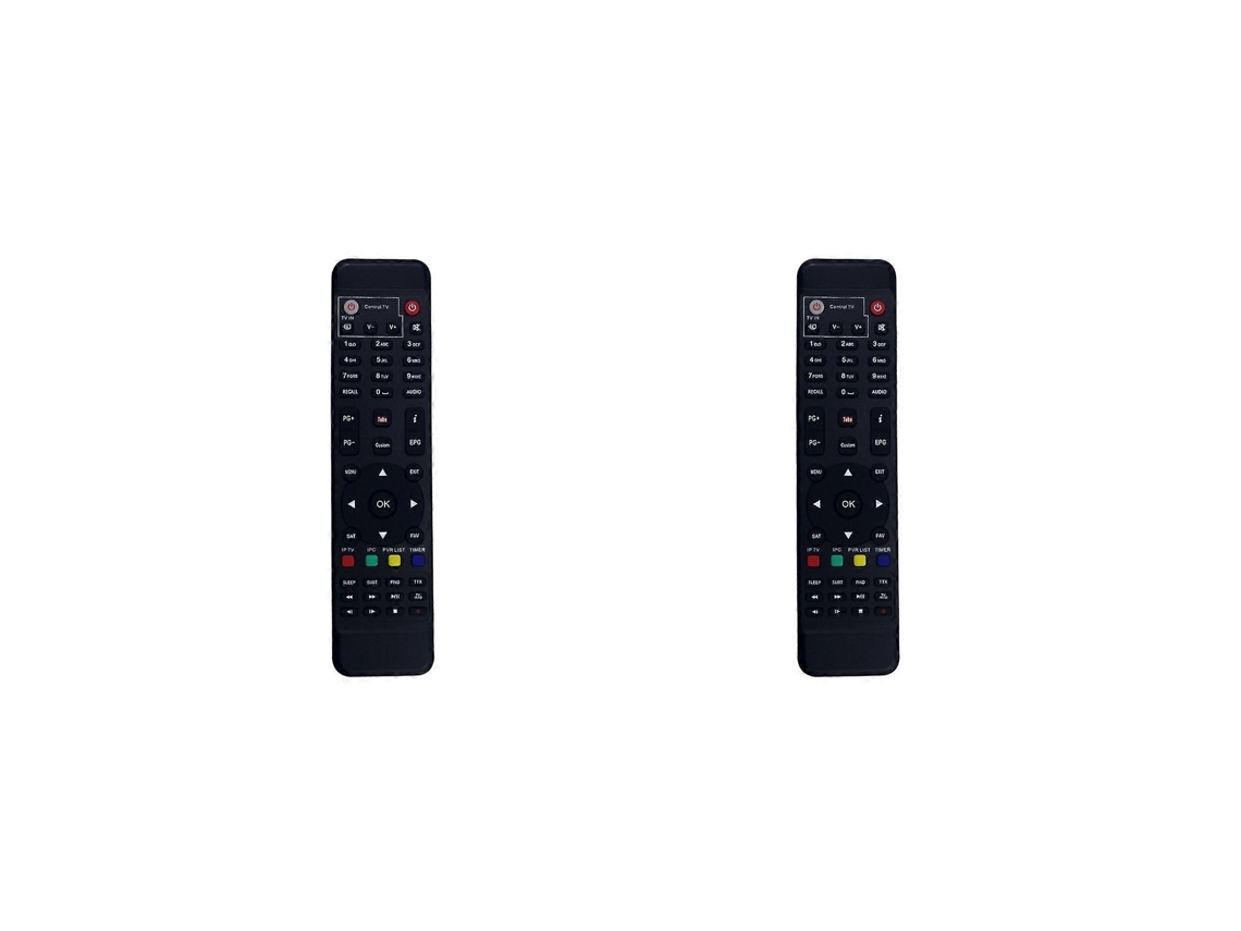2 Controles Remotos Para Receptor De Satélite Digital Freesat V8 Super V8 Golden V8 Nova V9 Pro Dvb-s2 Hd Tv Box_glo