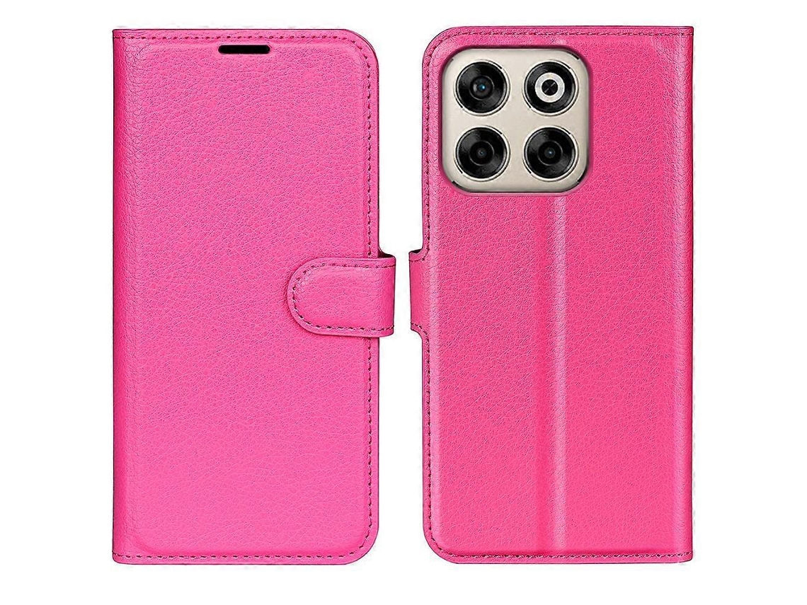 Capa De Celular De Couro Com Flip Horizontal E Textura De Lichia Com Suporte