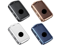 Richvibe Capa De Couro Para Chave Carro S60 S90 S80 C30 V70 V90 Xc40 E Xc60 Xc70 Xc90 2017-2022 1 3de Botão, Capa