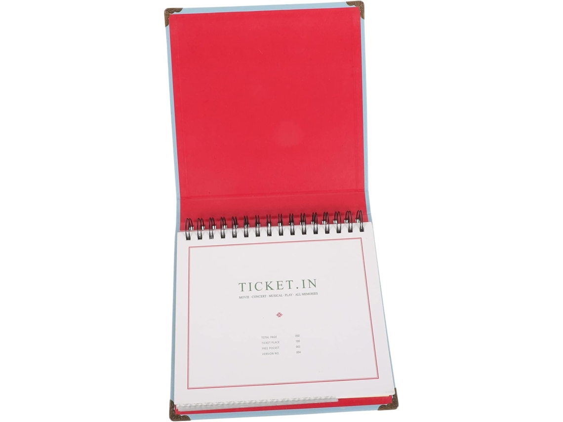 Álbum Elegante para Guardar Ingressos e Fotos, Organizador de Lembranças Shows, Viagens Eventos CHABERLU