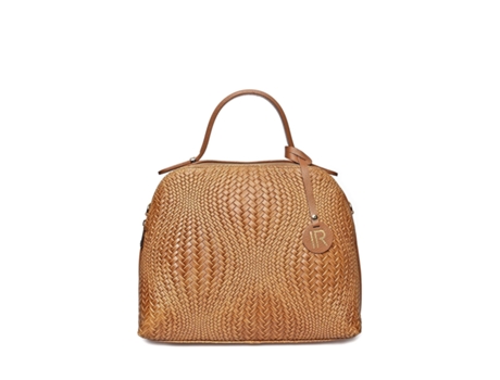 Mala De Mulher Isabella Rhea Top Handle Ir Pele Castanho