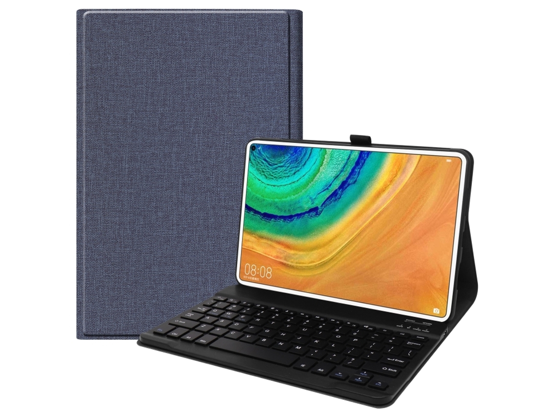 Capa Protetora Tpu Textura Tecido Halinuia Com Suporte Para Huawei Matepad Pro 10.8