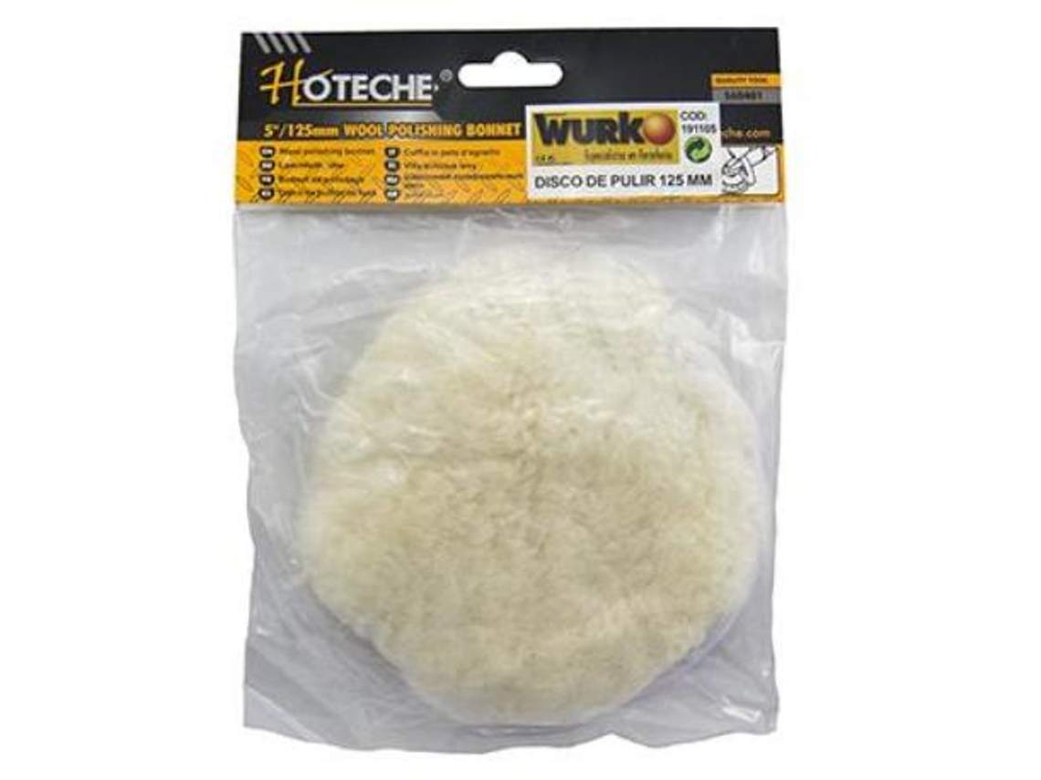 Disco pulir lana 125 mm sin velcro