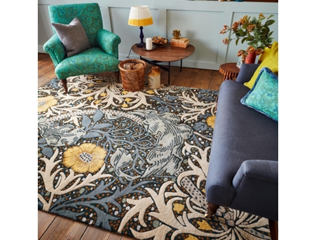 Tapete MORRIS & CO Seaweed (Azul - 250x350 cm)