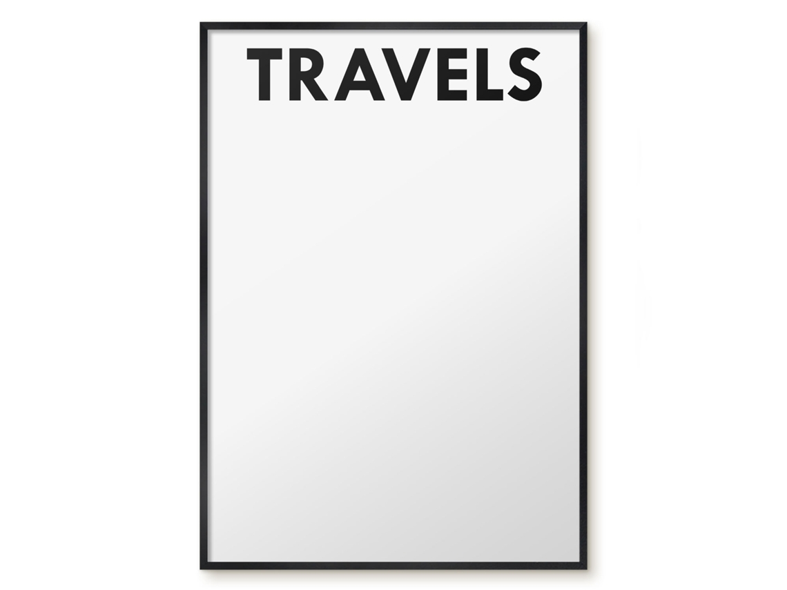 Magnetic Board Travels For The Living Room Espelharte (70x100 Cm)