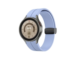 Bracelete Silicone Reverso para Samsung Galaxy Watch 8 / 8 Classic XIAOMOYU com Fivela Magnética Starlight