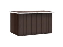 Baú de Armazenamento VIDAXL Marrom Aço (149x99x93 cm)