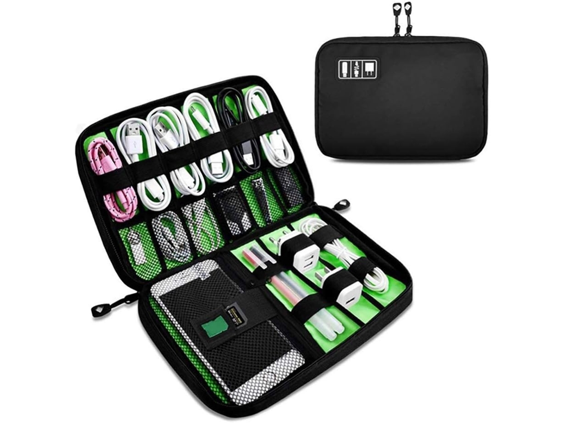 Lurelia Estojo Para Power Bank Resistente À Água Usb Com Fecho Zip