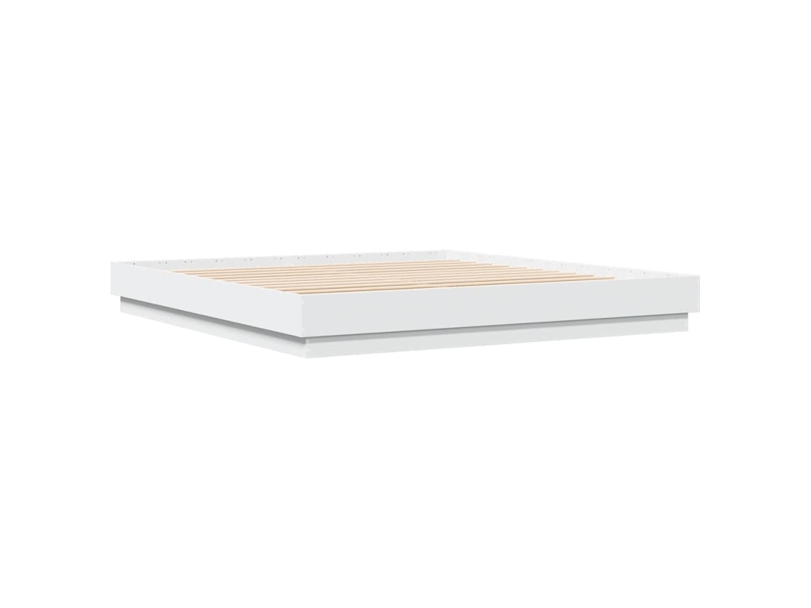 Estrutura de Cama Derivados de Madeira Branco MAISON EXCLUSIVE (180x200 cm)