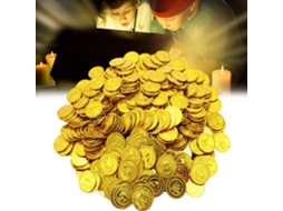 100pcs Brinquedos De Tesouro Pirata Para Crianças Moedas De Jogo De Caça Ao Tesouro