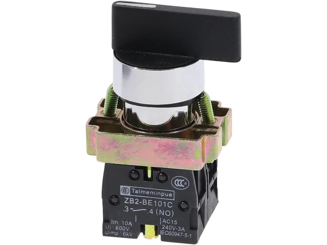 Seletor Rotativo De 3 Posições Com Retenção, 2na Normalmente Aberto, 22mm, Xb2 Bj33