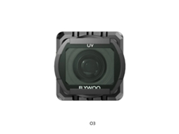 Lente Granangular O3flywooo3 com Campo Visão 155°, Ultraleve , com Conjunto Filtros Uv, Nd8, Nd16 e Nd32 Drones Corrida Fpv Dji03. MDUG (7,6g)