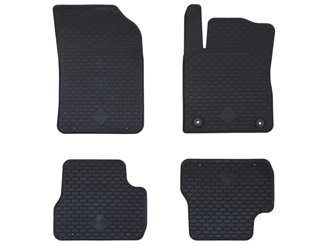 Vidaxl Tapete De Carro 4 Pcs Preto Adequado Para C3 2017-2024 Borracha
