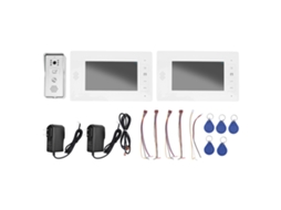 Sistema Interfone Visual 7 Polegadas Com Plug Us