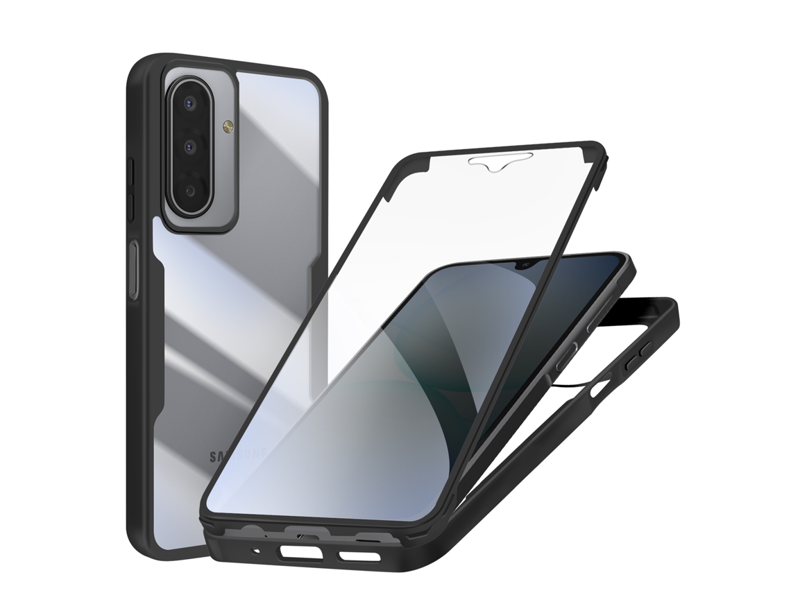 Avizar Capa Integral Para Galaxy A17 Com Borda De Silicone E Membrana Tátil Preto