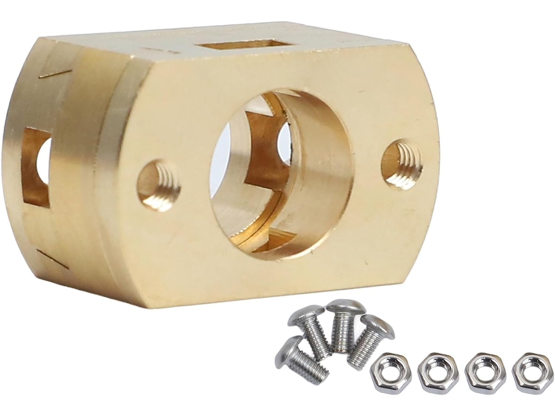 Acoplador De Parafuso Do Eixo Z Para Impressora 3d Ender 3 T8, Acoplamento Usinado Em Cnc