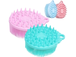 Lurelia Pack De 4 Escovas De Silicone Para Banho, Silicone Macio E Massagem Suave
