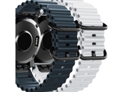 Pacote com 2 pulseiras ORYSIN Ocean Waves para Garmin Descent G1 Solar.