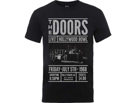 T-Shirt ROCK OFF The Doors - Advance Final Preto (Tamanho: M)