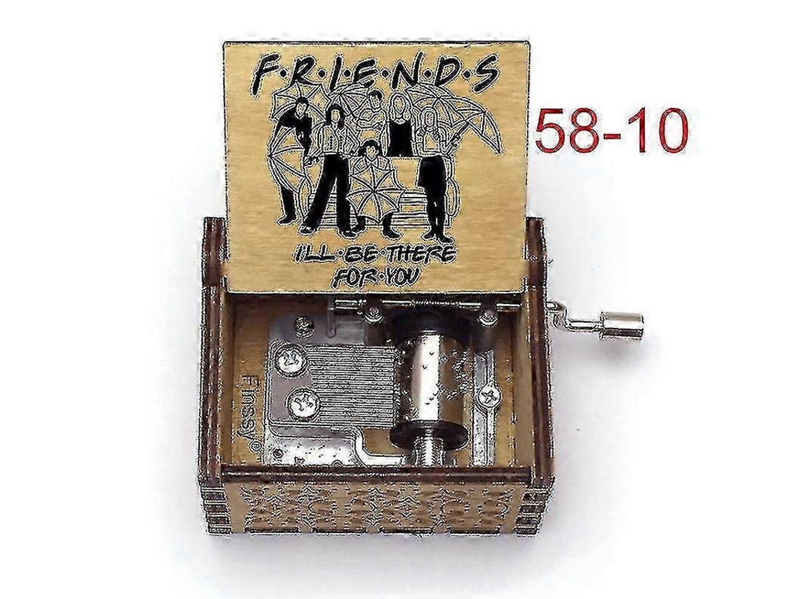 Caixa De Música Colorida Com Estampa Do Tema Da Série Friends Ill Be There For You Leque De Madeira Presente De Aniversário Ou Natal Para A Hengjian