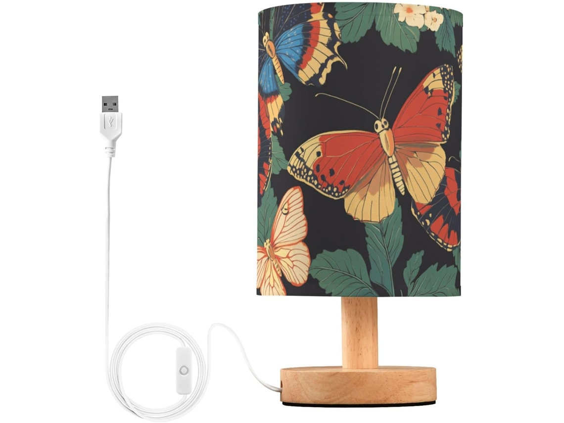 Luminária De Mesa Led Em Formato Borboleta, Estilo Japonês, Mariposas, Ideal Para Sala De Estar Meninos E Meninas