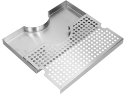 Bandeja Coletora De Gotejamento Para Chope, 30,3 X 18 2,4 Cm, Aço
