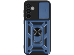 Capa Anéis Proteção Contra Choques Tampa para Samsung Galaxy A55 MAYAXESS Acrílico Azul