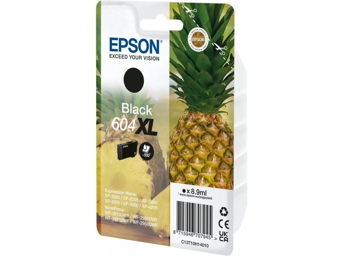 Tinteiros EPSON 604XL Preto