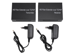 Extensor de Fibra Kvm EOOCOO (transmissão 20km 1080p Hd)