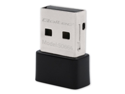 Adaptador Wi fi QOLTEC Usb Mini Sem Fio para Computador 650 Mbps