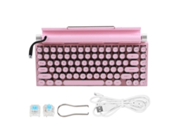 Teclado Mecânico LAXISCREED Switch Azul 83 Teclas Bluetooth 5.0