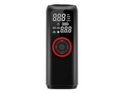 Compressor de ar elétrico, bomba de ar 3x inflação rápida, USB-C, banco de energia recarregável, vermelho, Lalalamoli