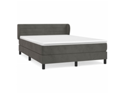 Box Spring Bed, Box Spring Beds Vidaxl Cinzeto Veludo (180 X 200 Cm)