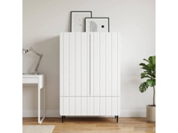 Vidaxl Buffet Branco 66 X 34,5 X 97 Cm Derivados De Madeira